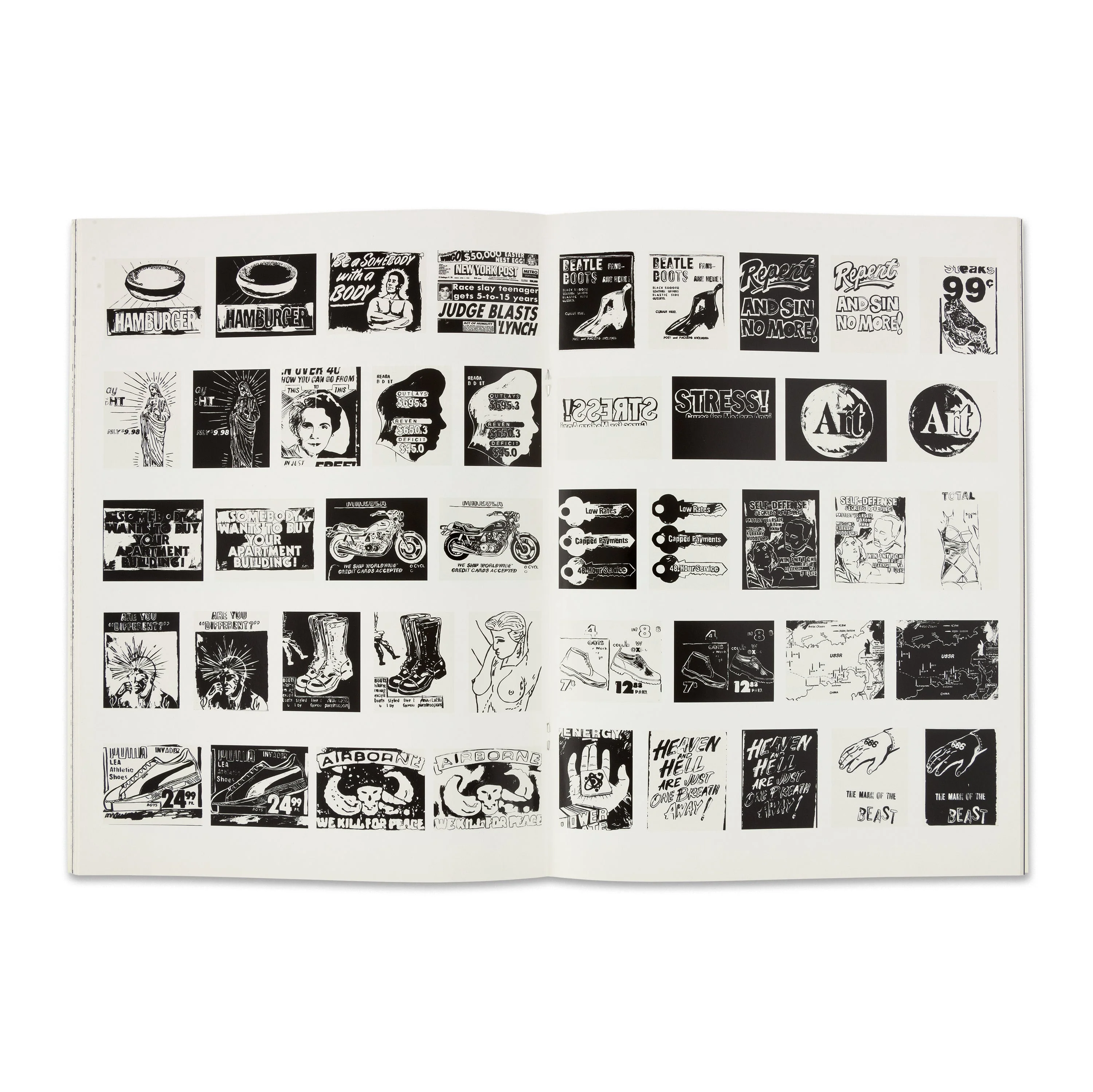 Andy Warhol: B&W Paintings: Ads and Illustrations 1985–1986 - Image 3