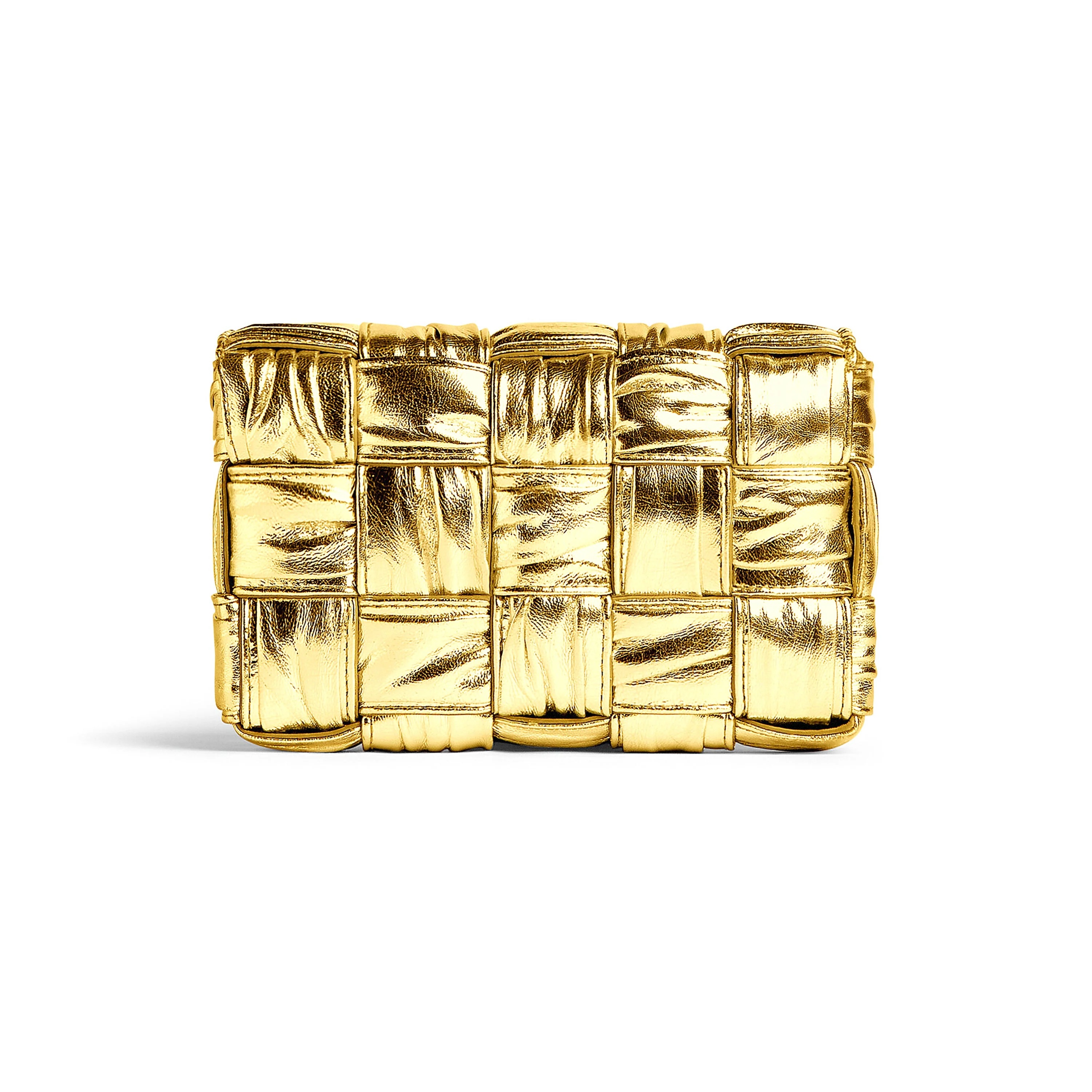 Bottega Veneta: Small Cassette Bag (Gold) - Image 4