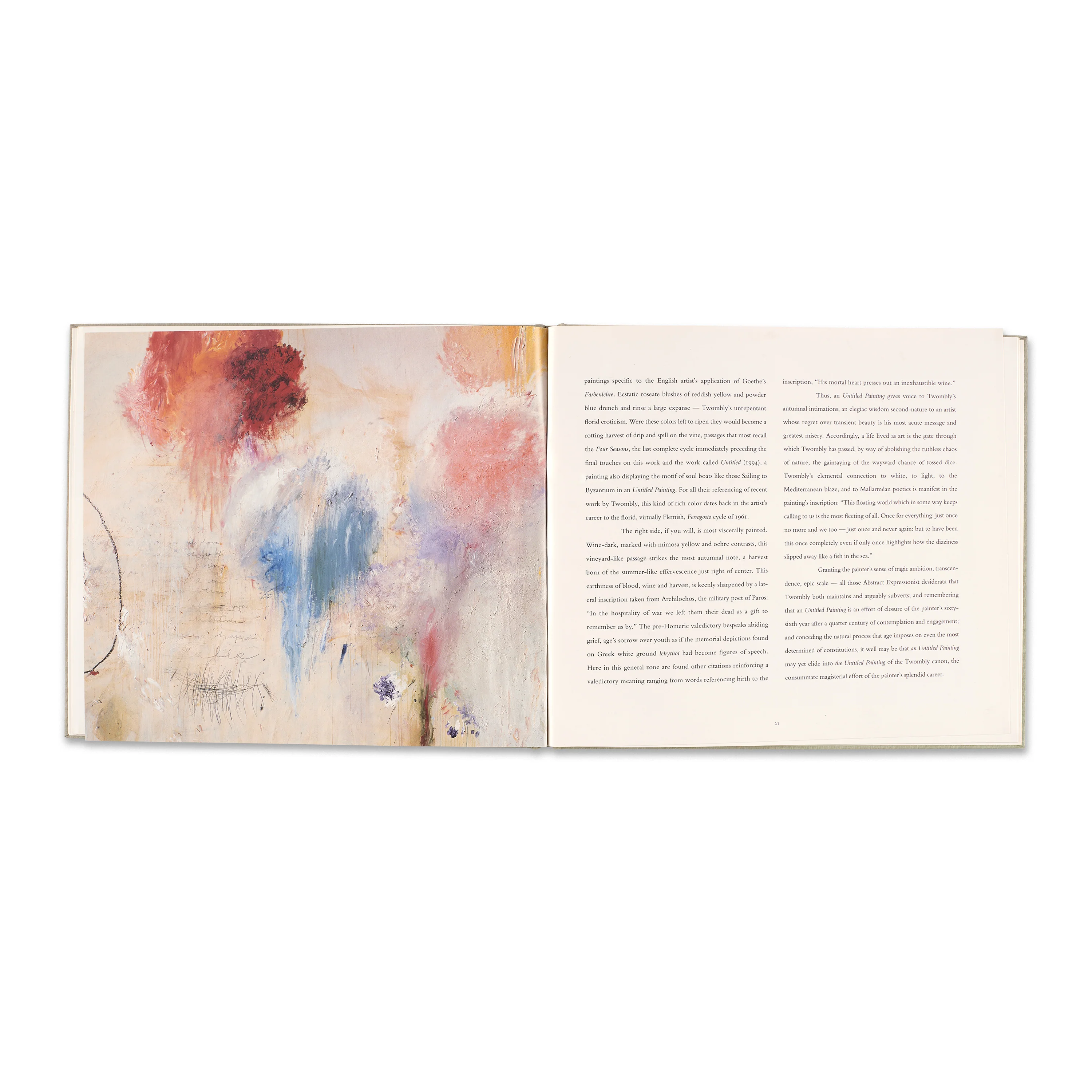 Cy Twombly: An Untitled Painting - Image 4