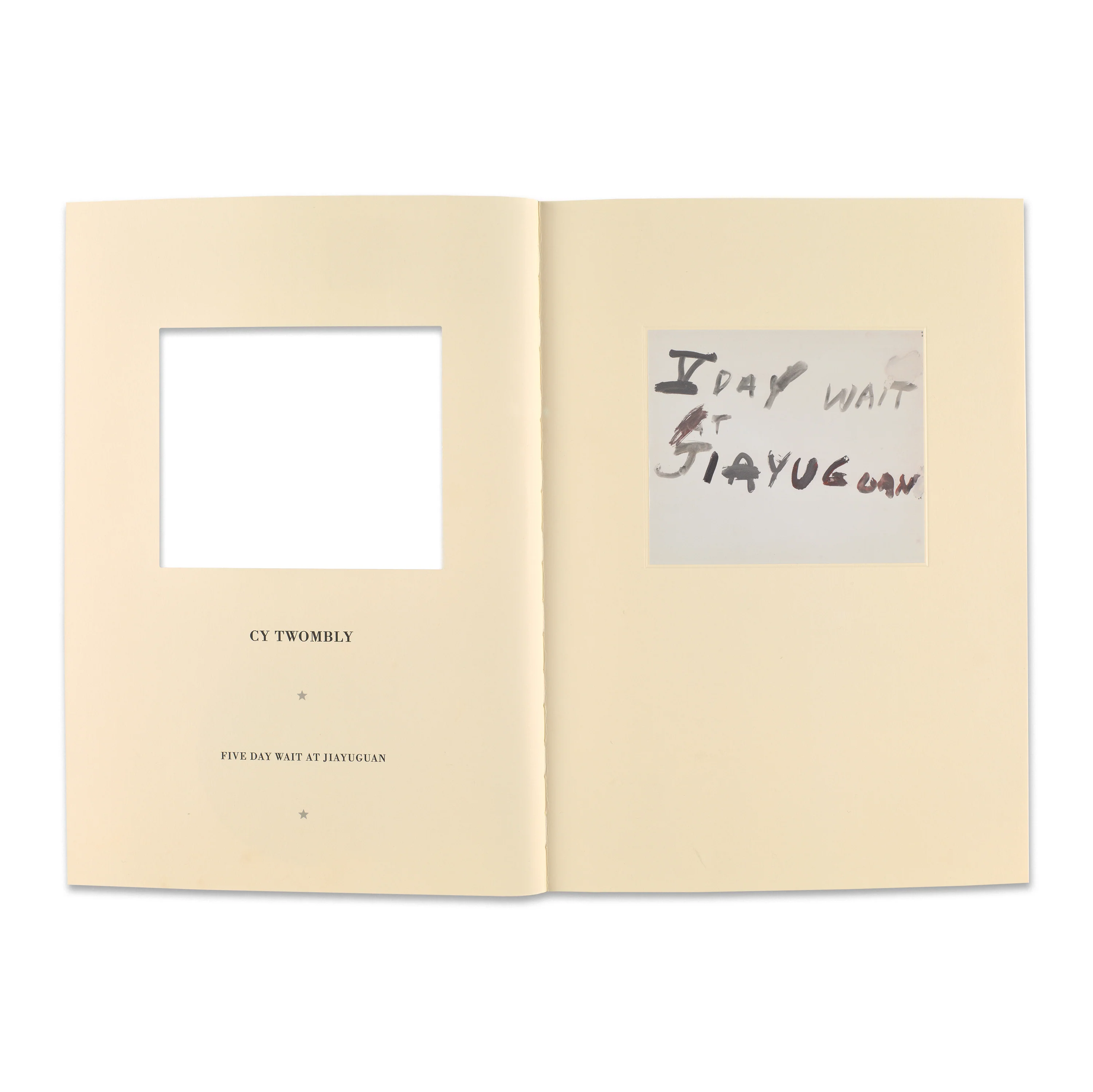 Cy Twombly: Five Day Wait at Jiayuguan - Image 3