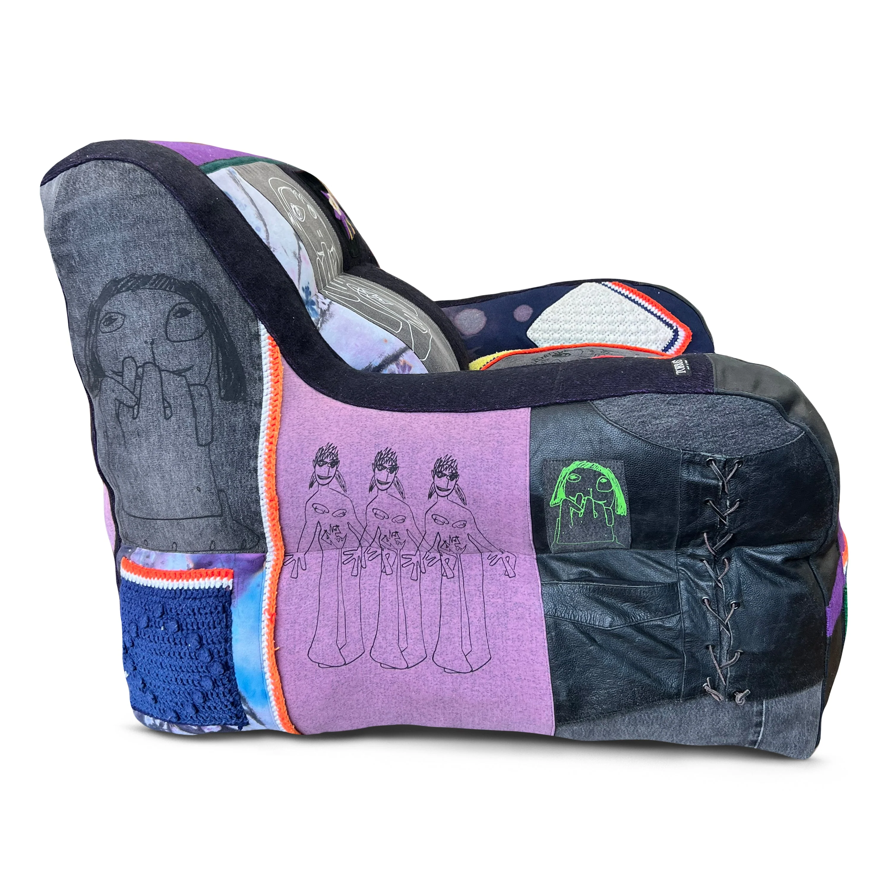 Darren Romanelli for Katz + Dogg: Flower Biker Lounge Chair - Image 5