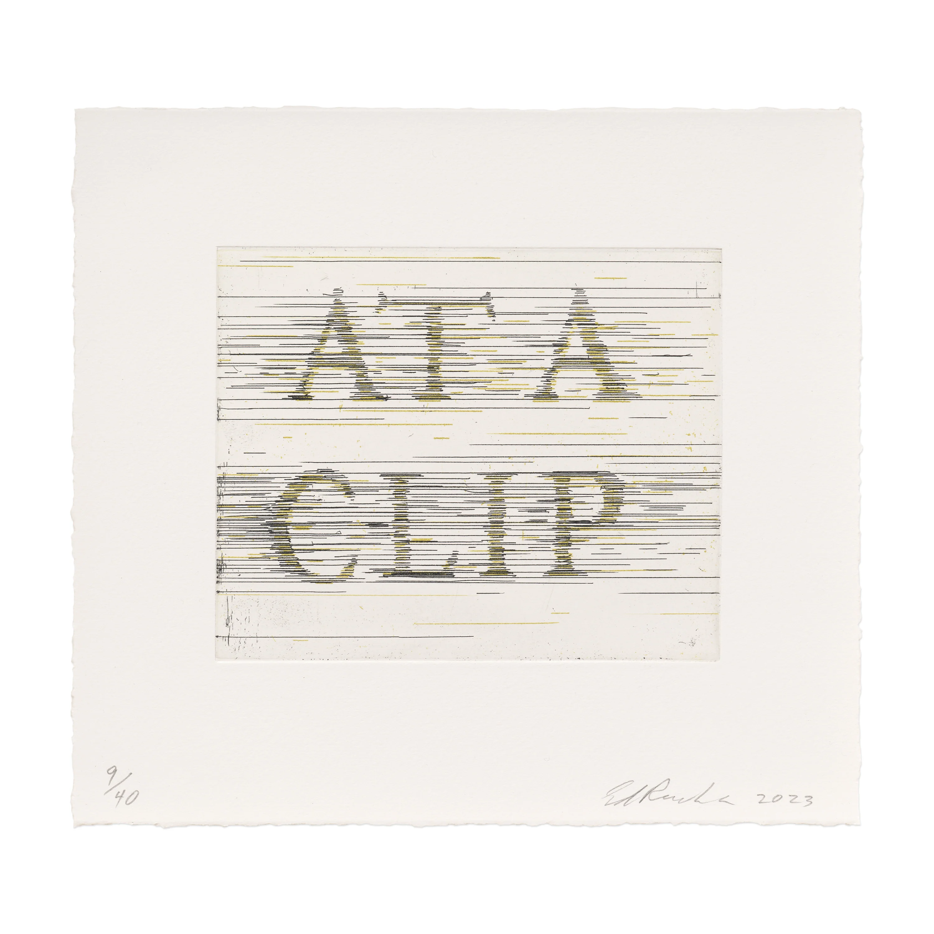 Ed Ruscha: At a Clip