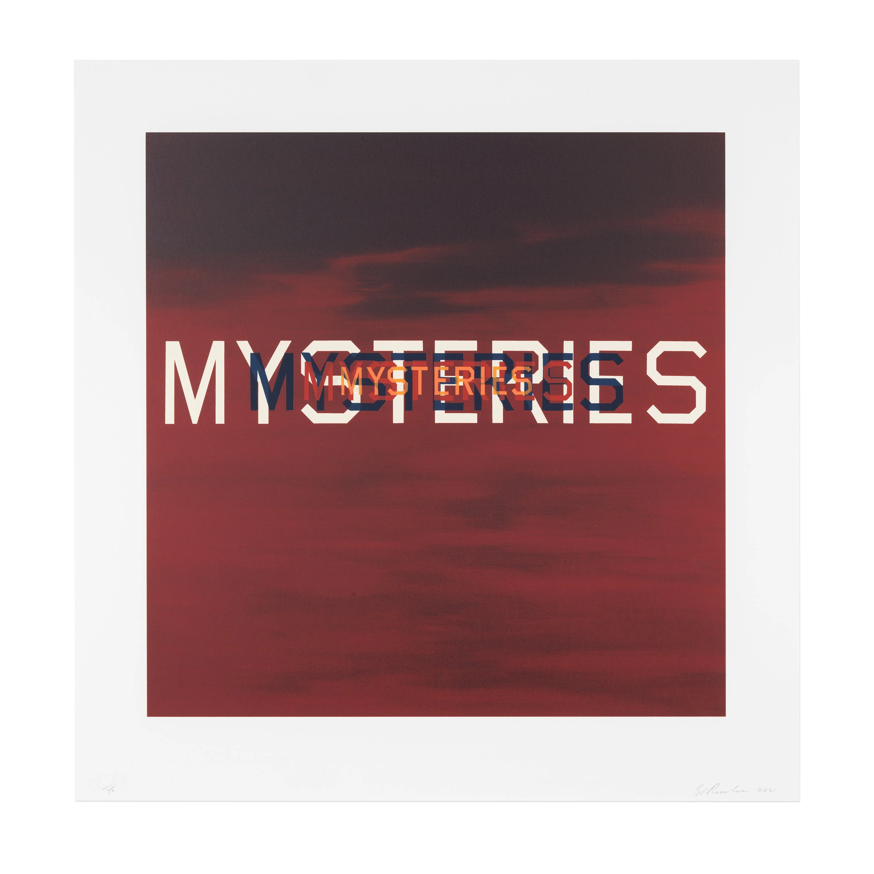Ed Ruscha: Mysteries