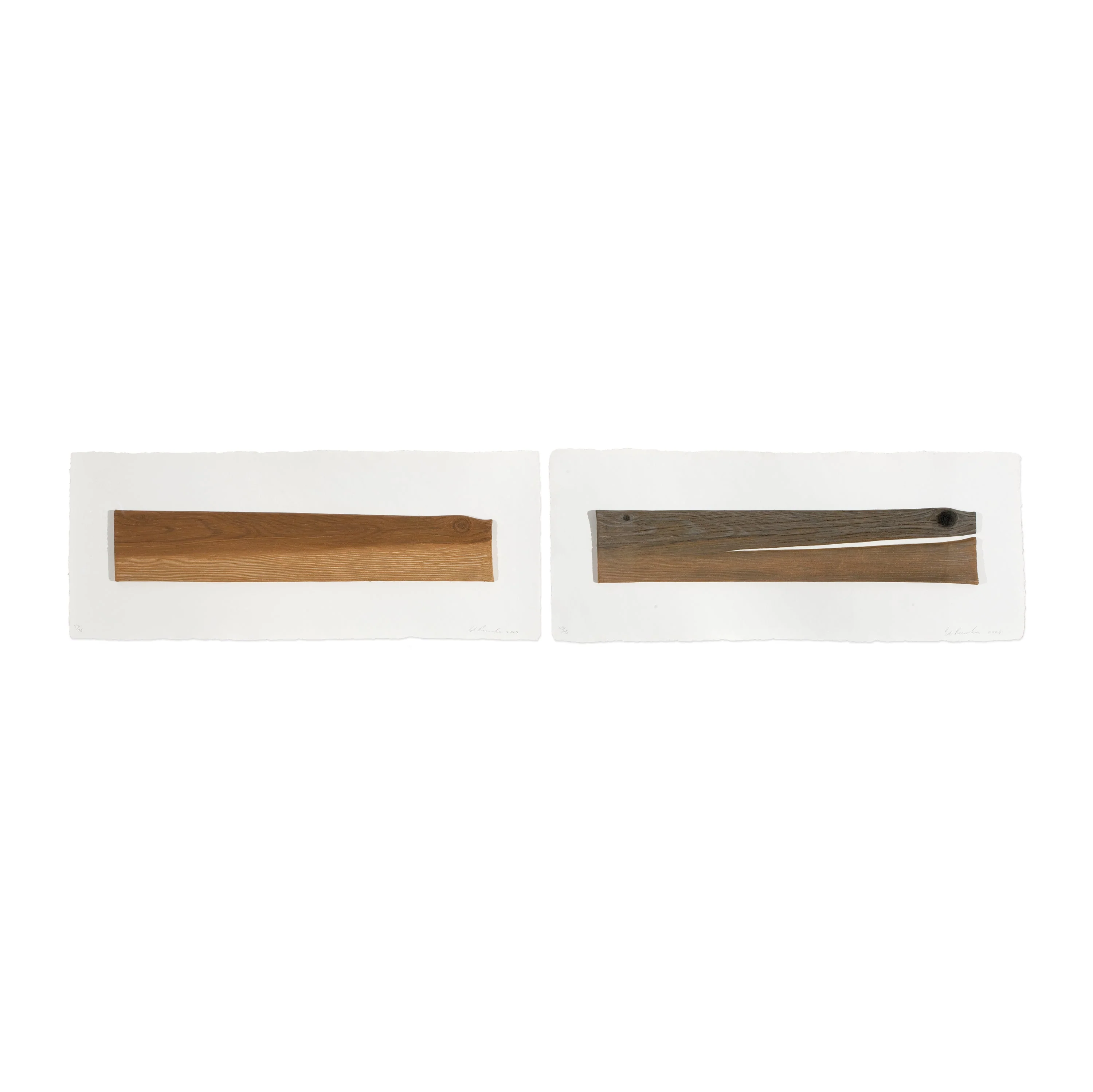 Ed Ruscha: New Wood, Old Wood
