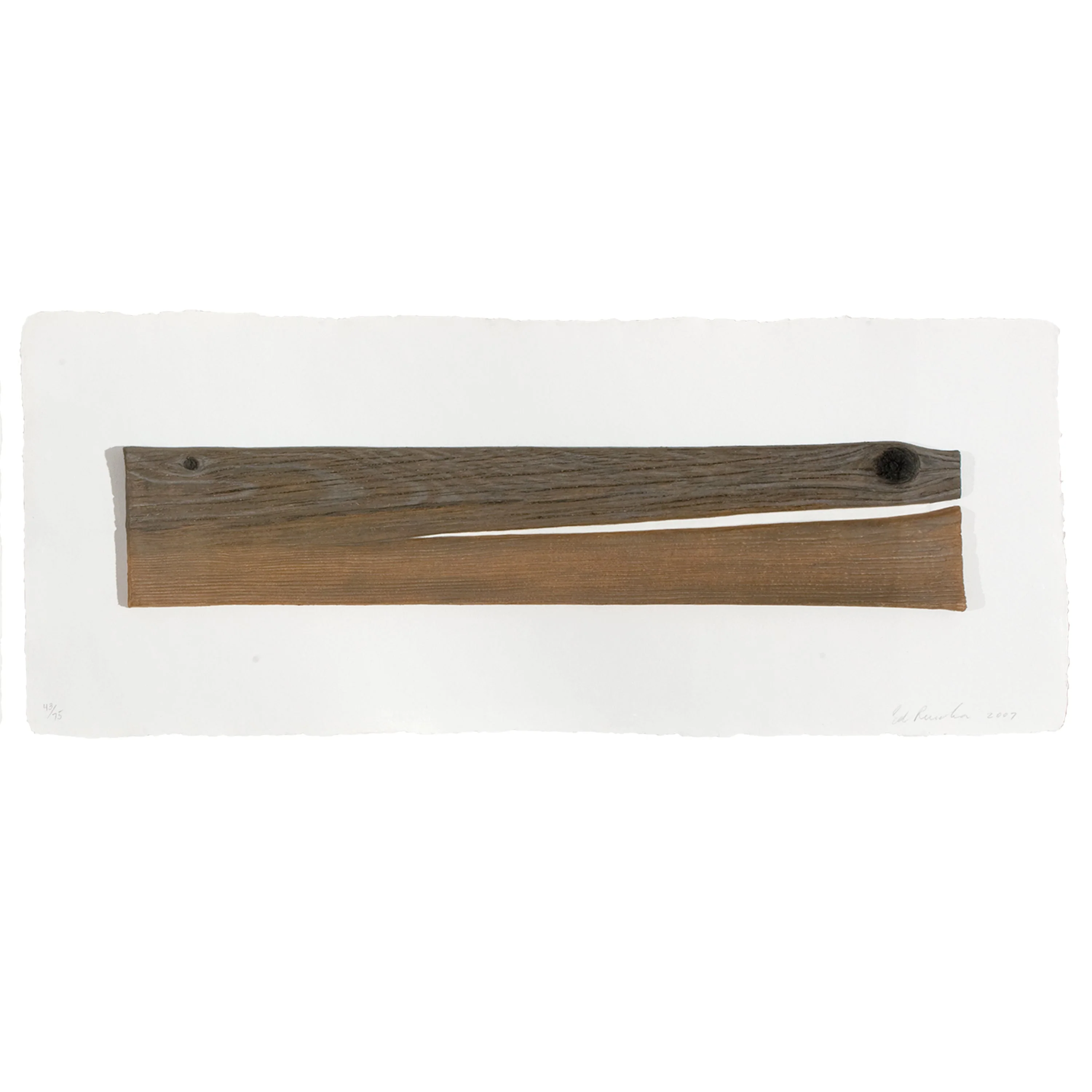 Ed Ruscha: New Wood, Old Wood - Image 3