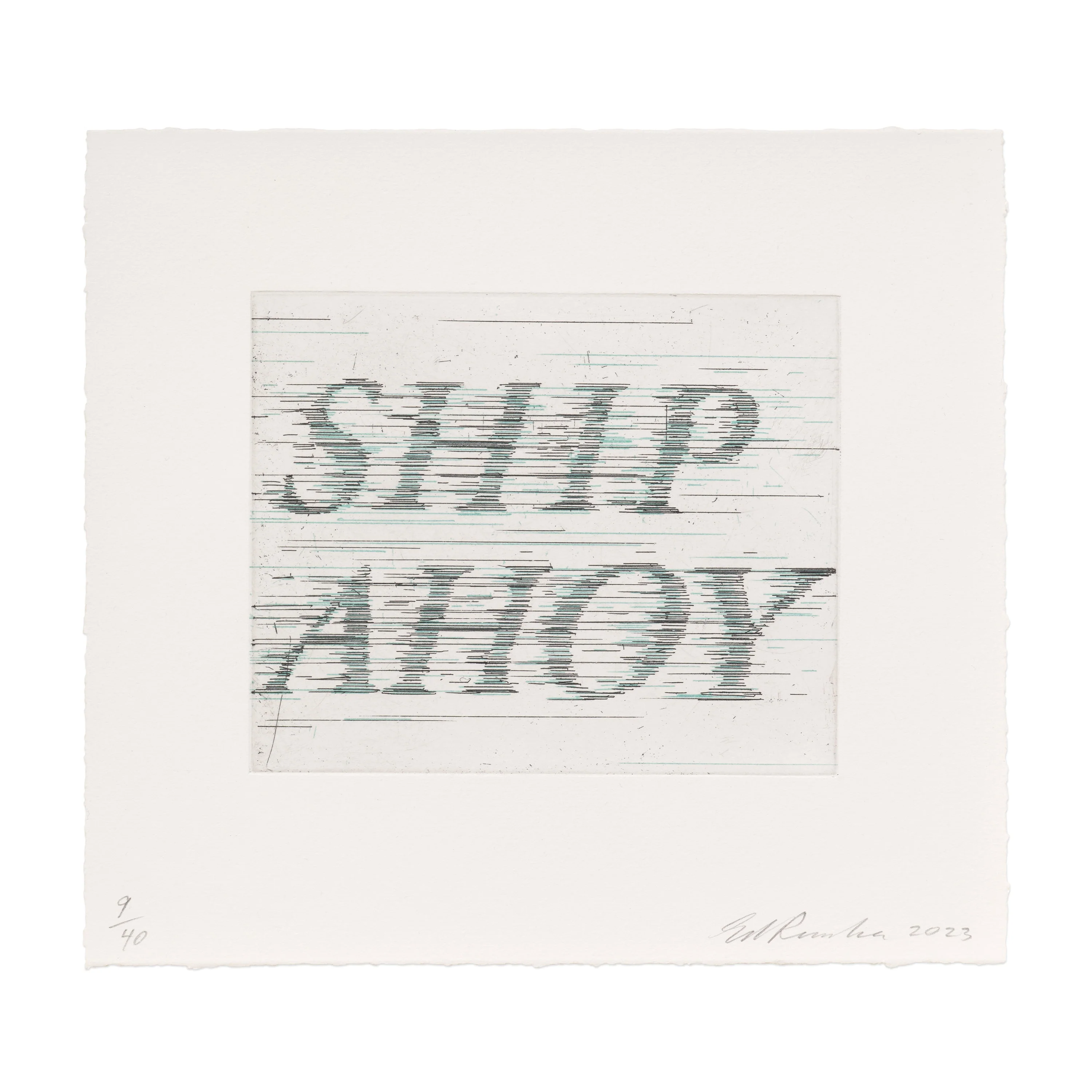 Ed Ruscha: Ship Ahoy