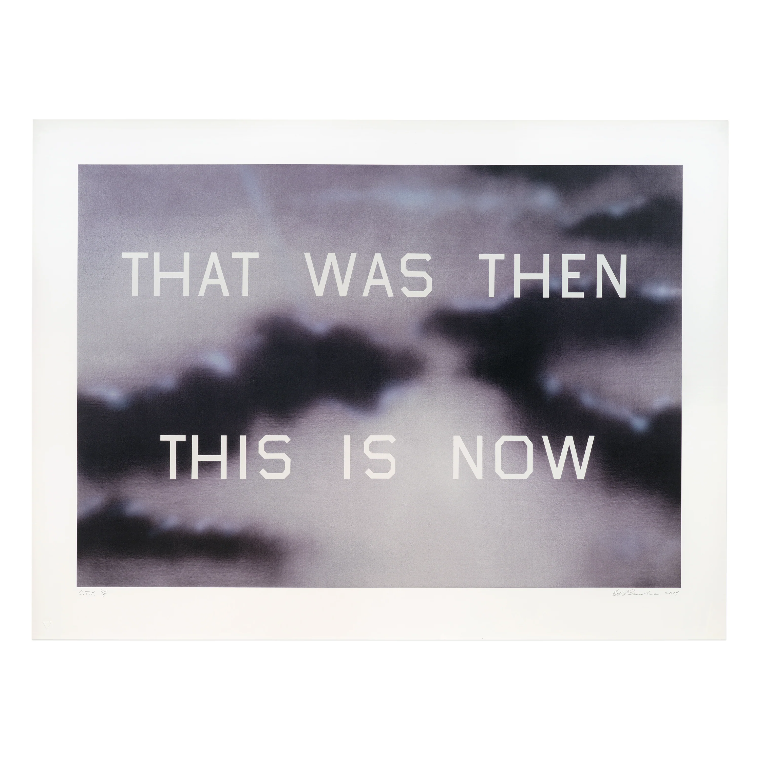 Ed Ruscha: That Was Then This Is Now