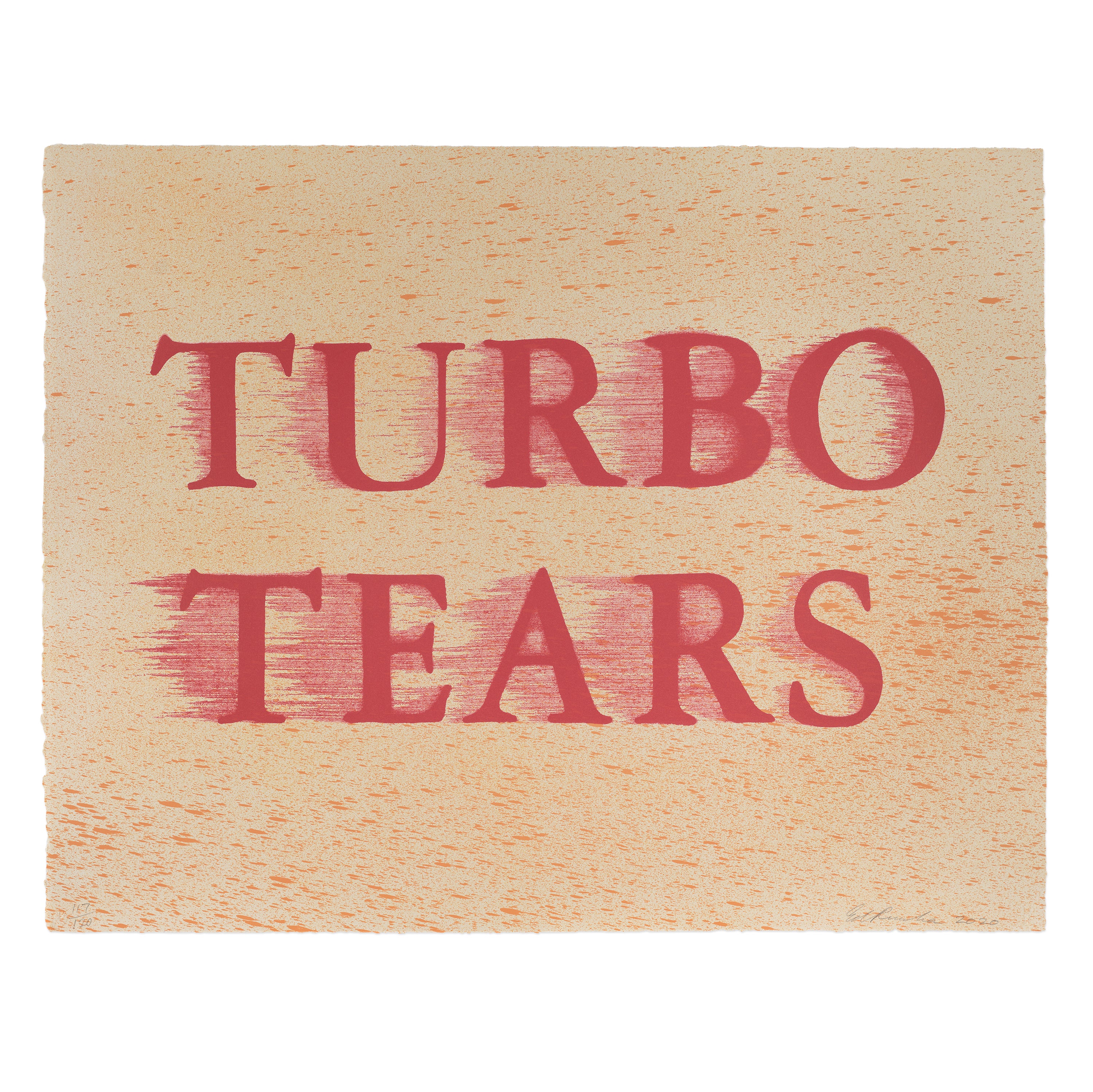 Ed Ruscha: Turbo Tears