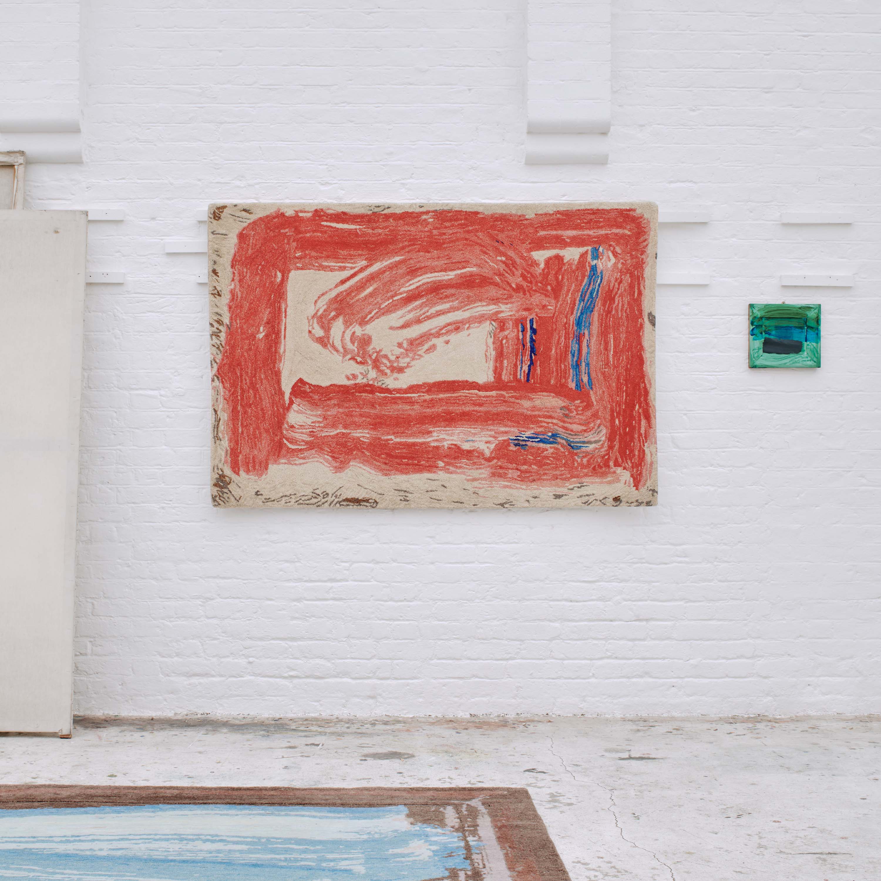 Howard Hodgkin: Red Sky in the Morning Rug - Image 3