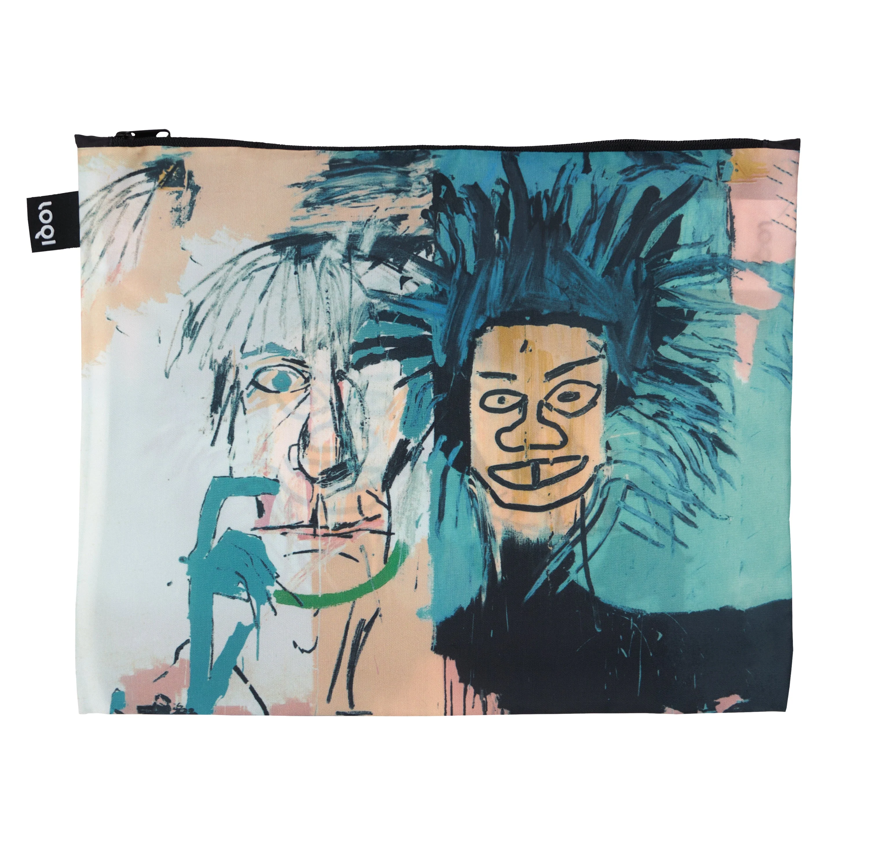 Jean-Michel Basquiat Zip Pouches - Image 2