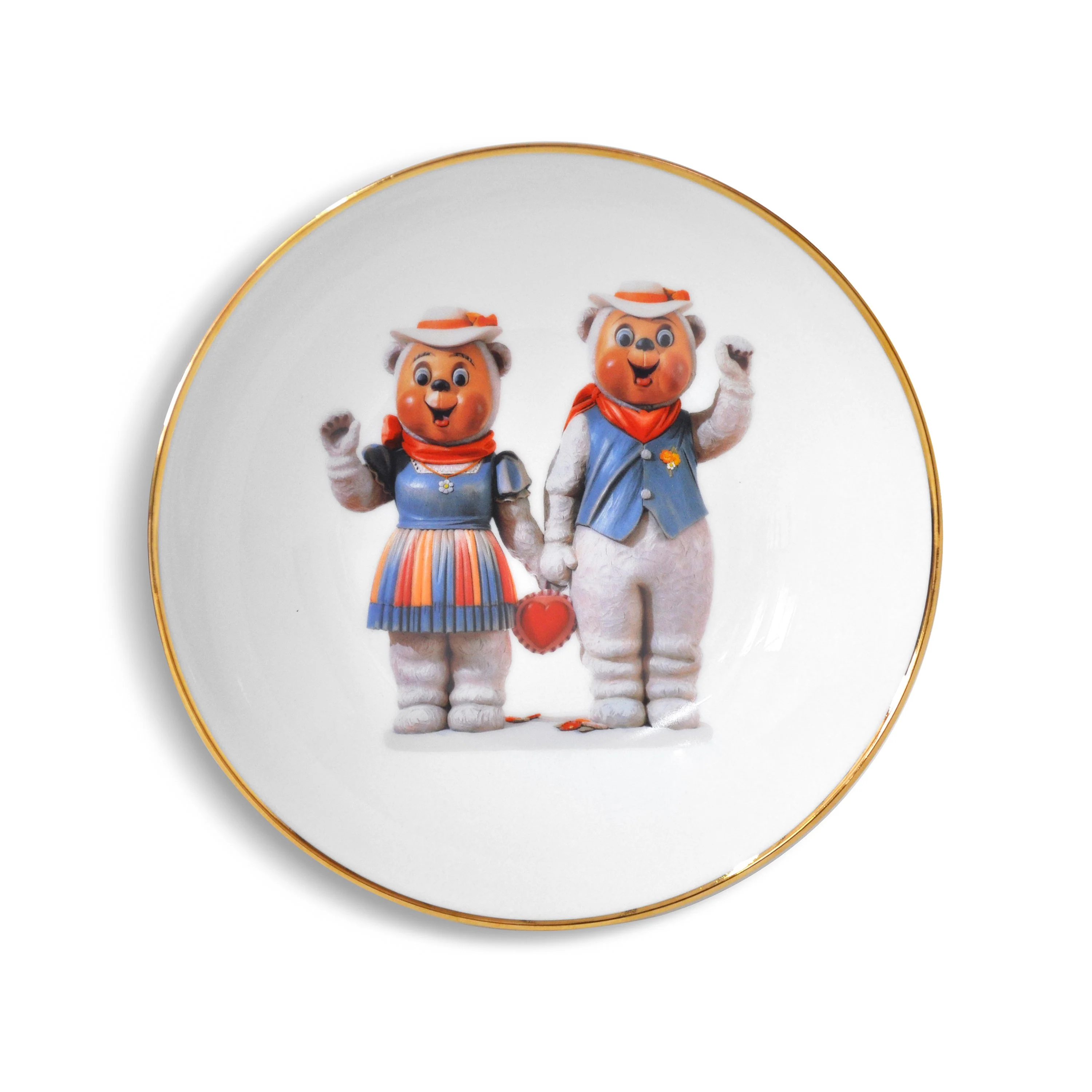 Jeff Koons: Banality Series Bread and Butter Plates - Image 3