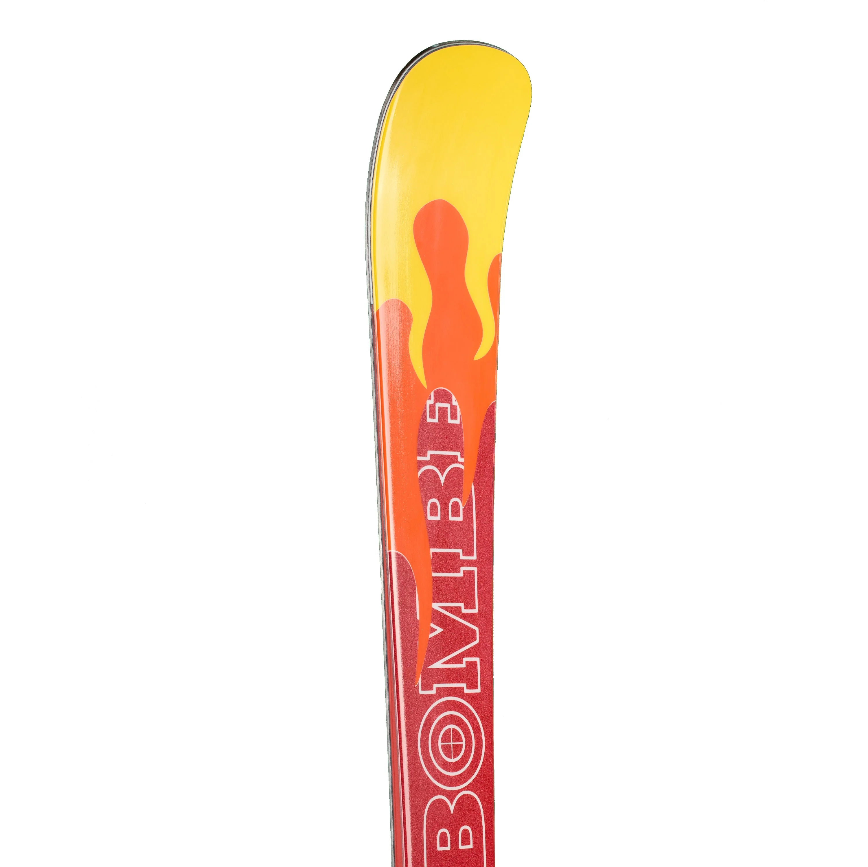 Piero Golia × Bomber: All Mountain 78 Fireflyer Raging Red Skis - Image 2