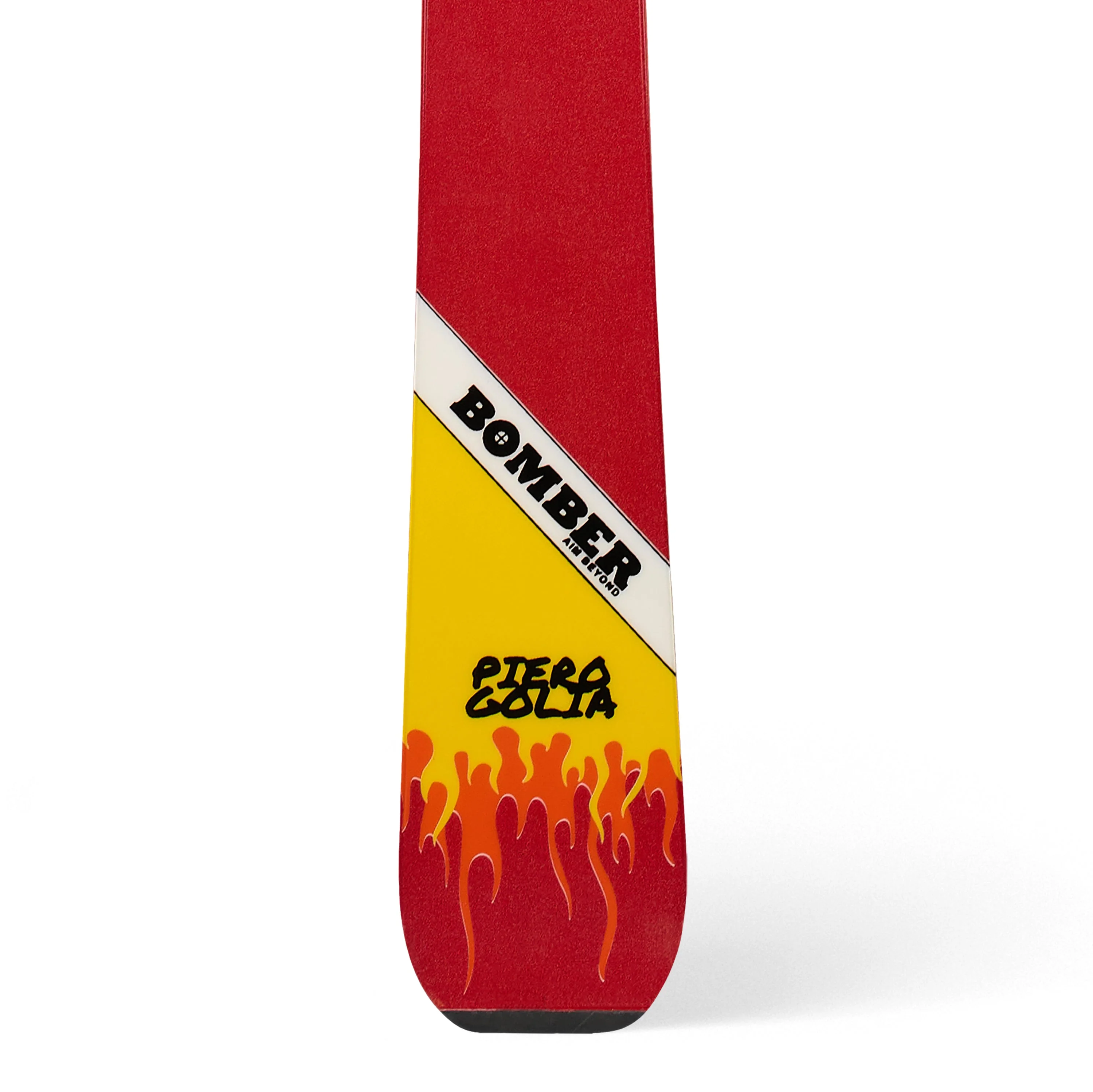 Piero Golia × Bomber: All Mountain 78 Fireflyer Raging Red Skis - Image 3