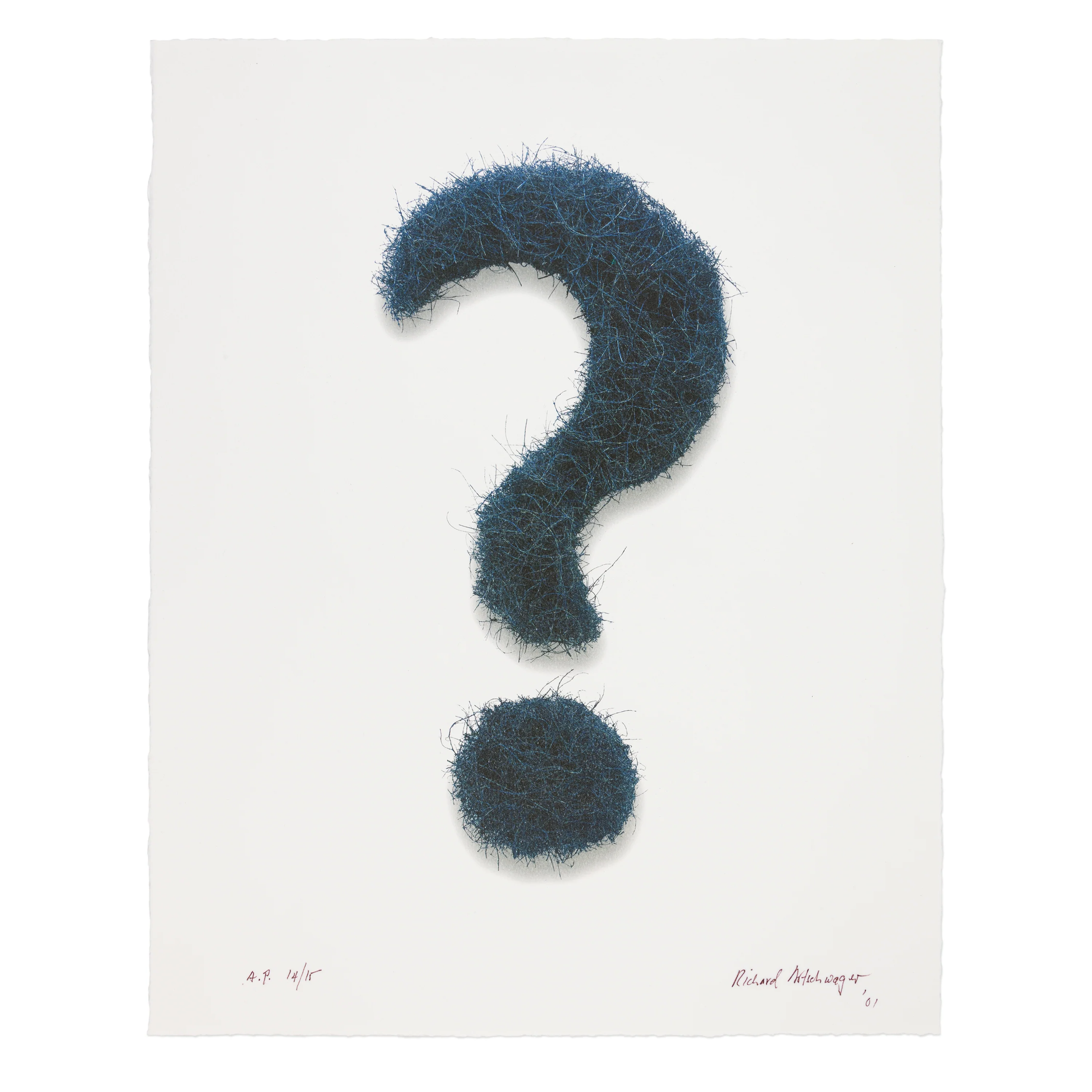 Richard Artschwager: Question Mark