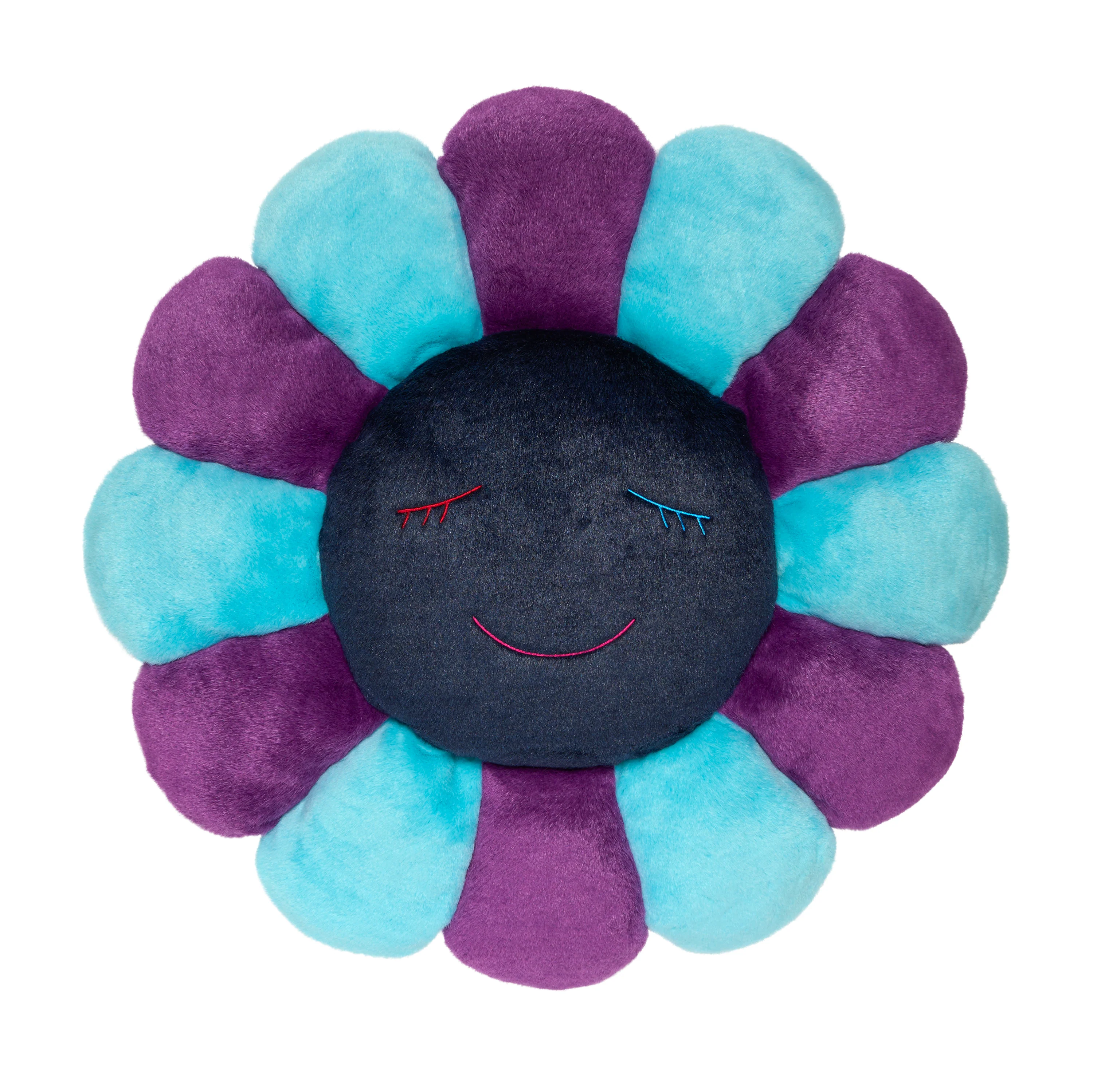 Takashi Murakami: Flower Cushion (Blue/Purple) - Image 2