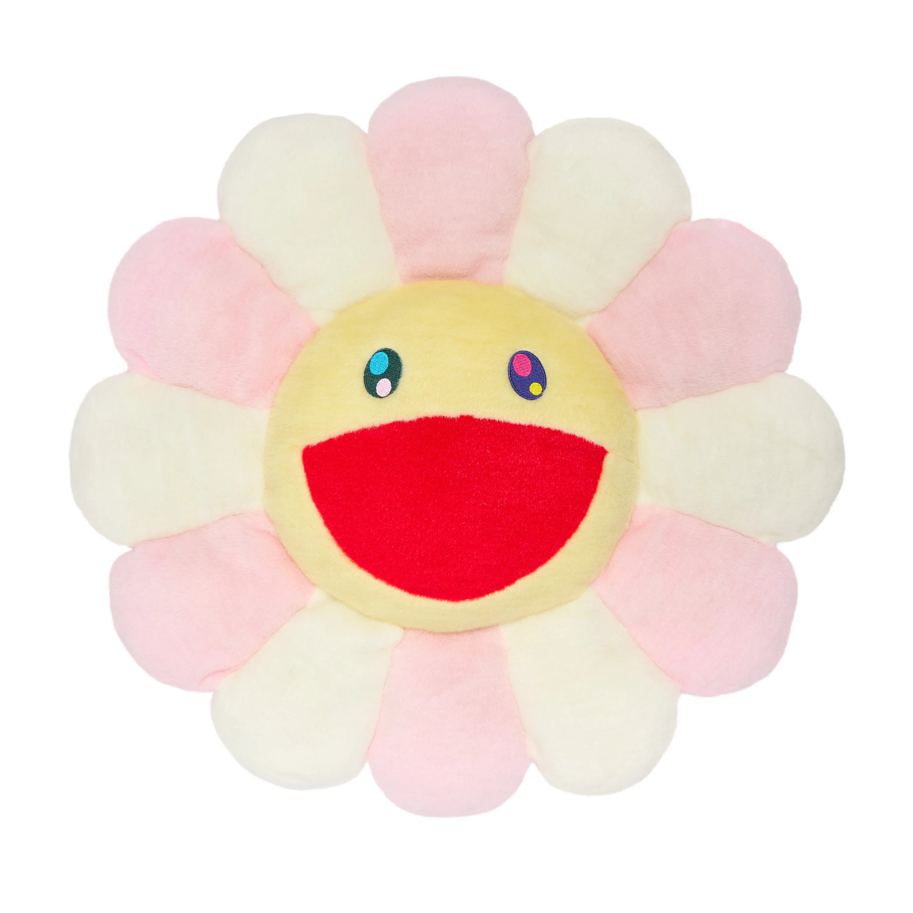 Takashi Murakami: Flower Cushion (Pink/Yellow)