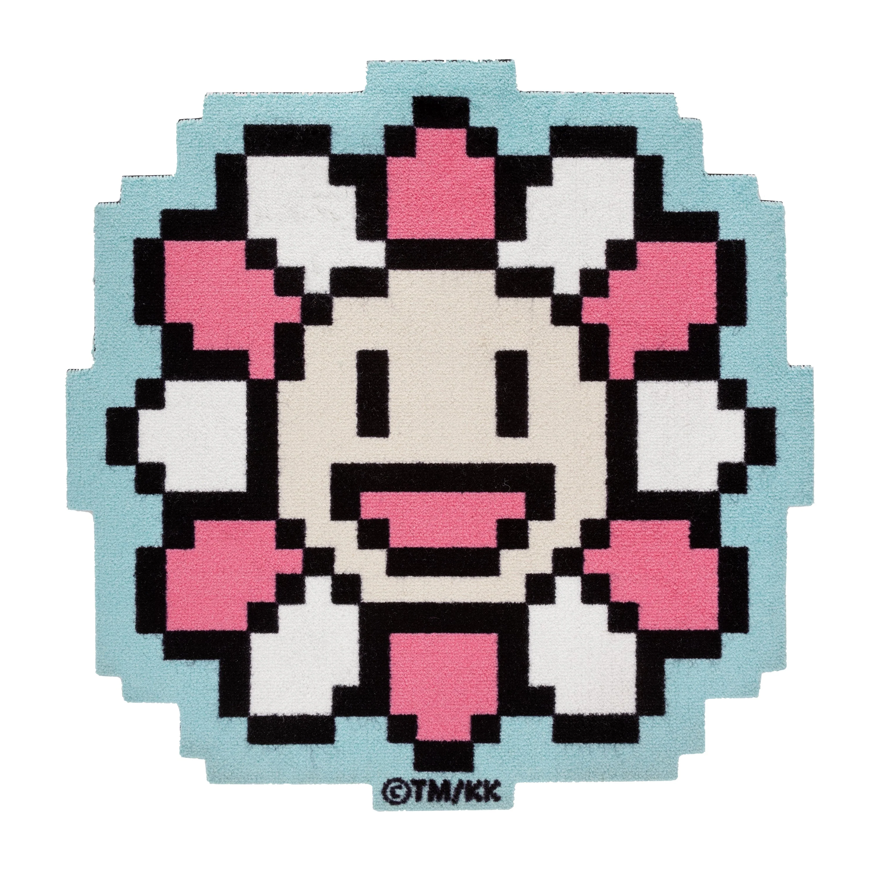 Takashi Murakami: Murakami.Flowers Dot Flower #0000 Floor Mat