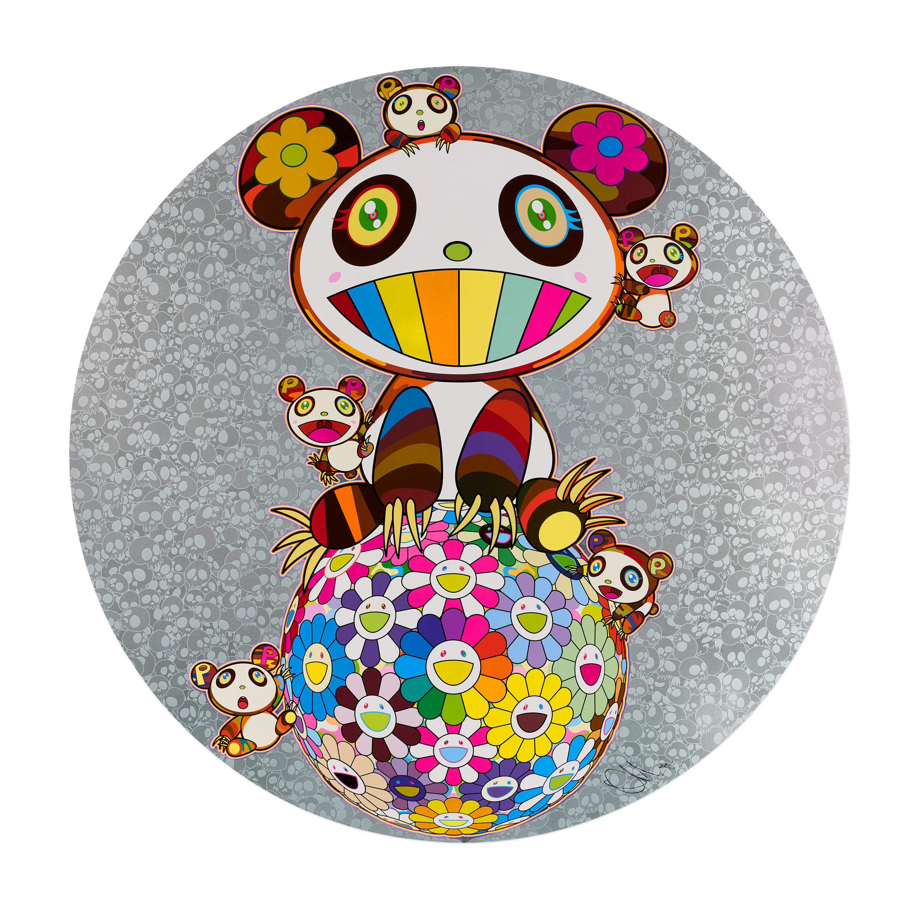 Takashi Murakami: Panda with Panda Cubs