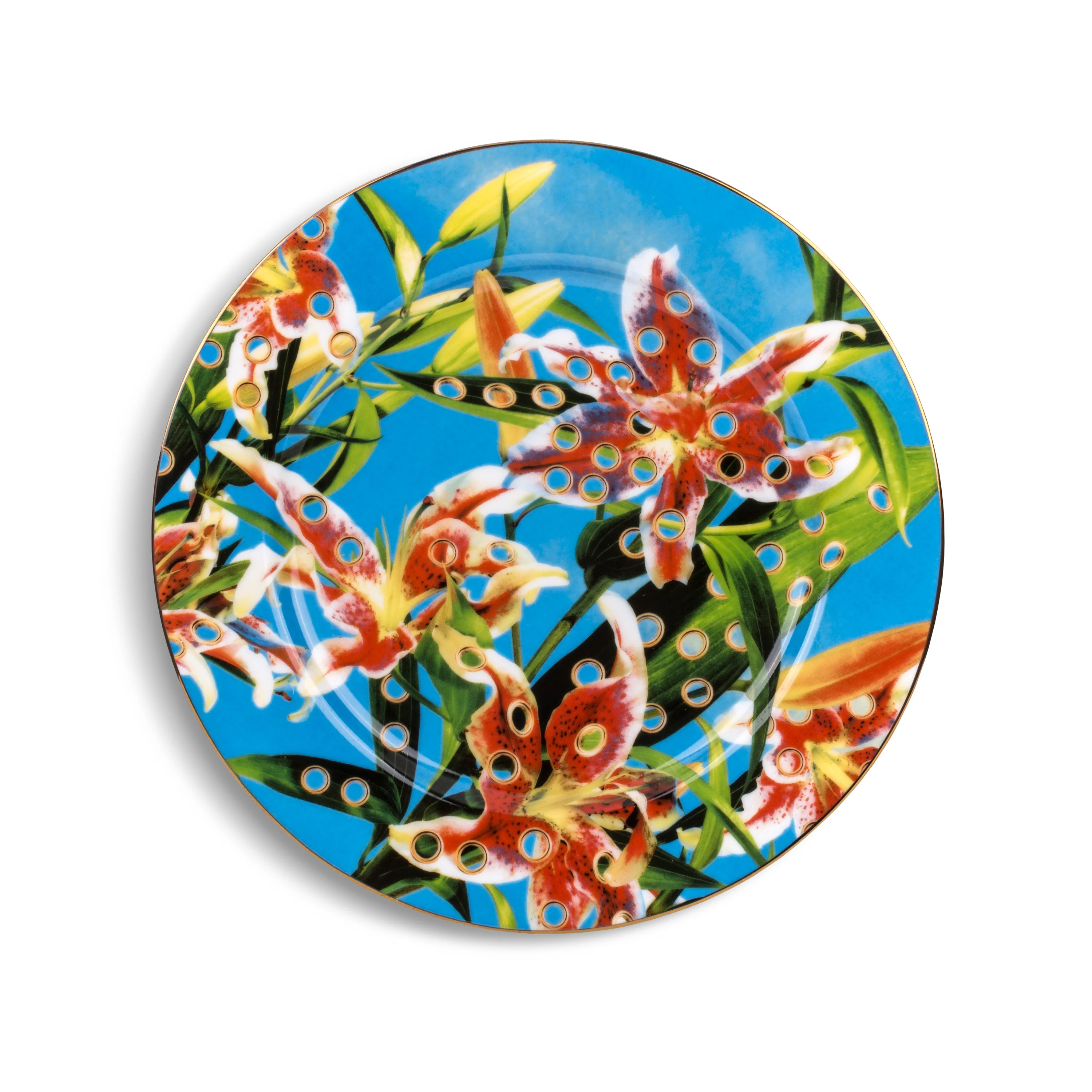 Toiletpaper × Seletti: Porcelain Plate Gold Border - Image 2
