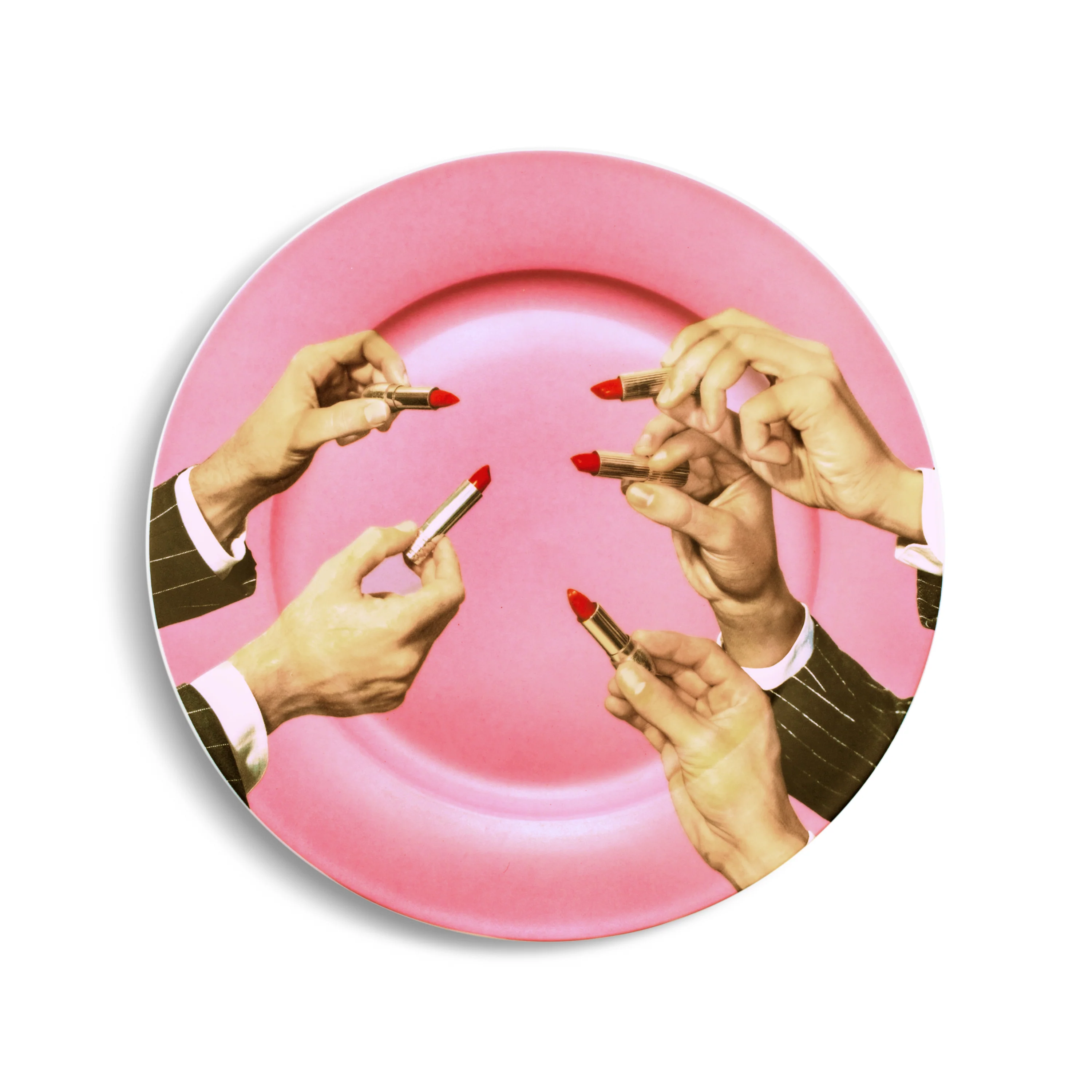 Toiletpaper × Seletti: Porcelain Plate Gold Border - Image 3