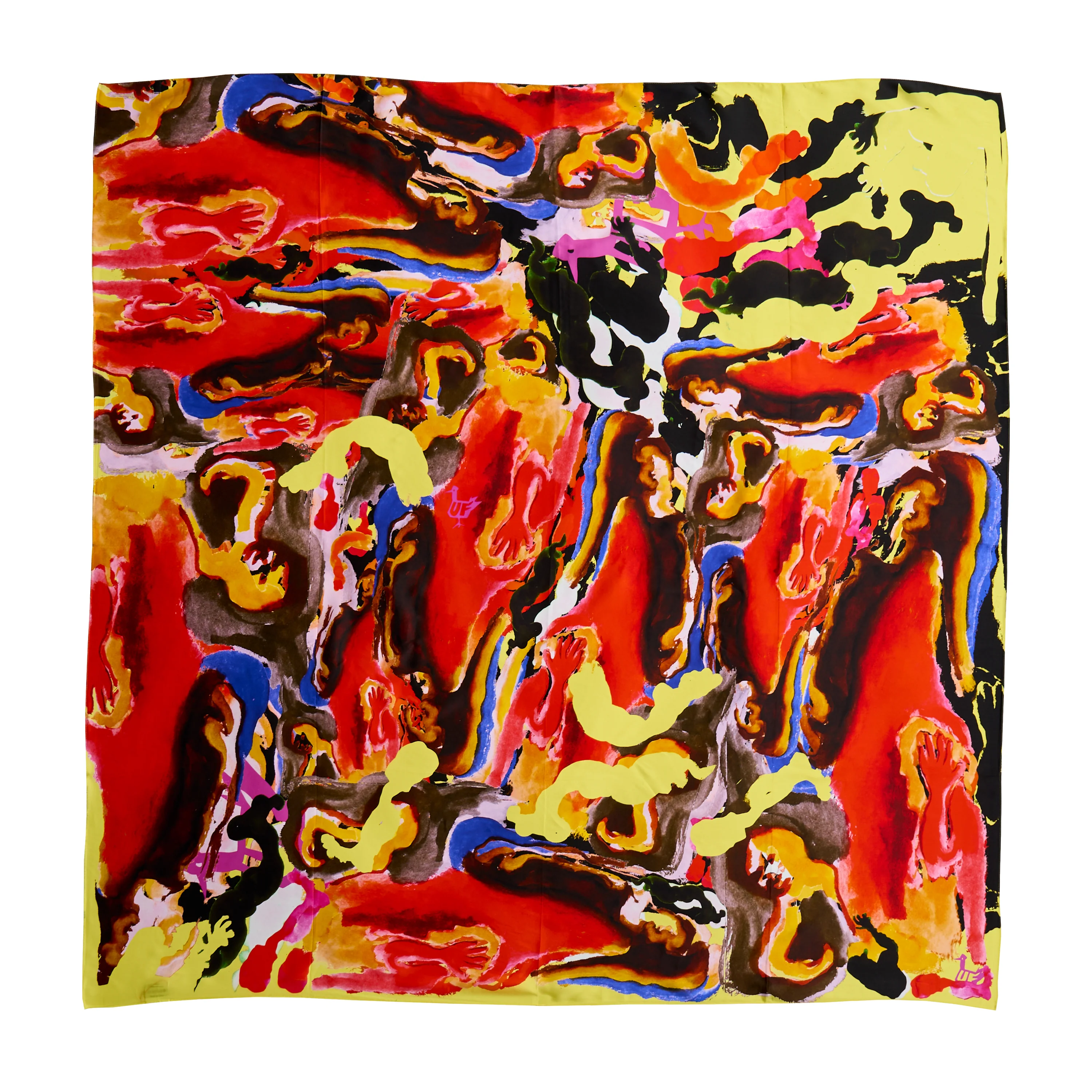 Urs Fischer: Unknown Hands and Feet Scarf